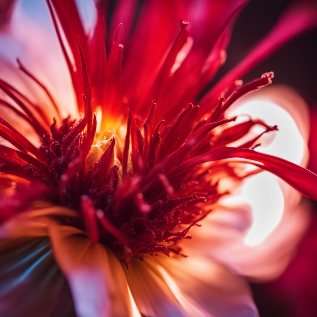A photo of a red and inflamed genital area with a burning sensation.